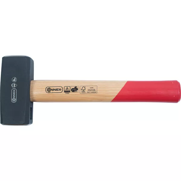 Fäustel 1500g geschw. Holzstiel