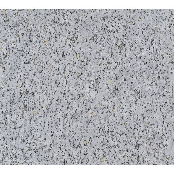 Vliestapete Used Glam Kork grau Gold AS Neue Bude 2.0 Ed. II