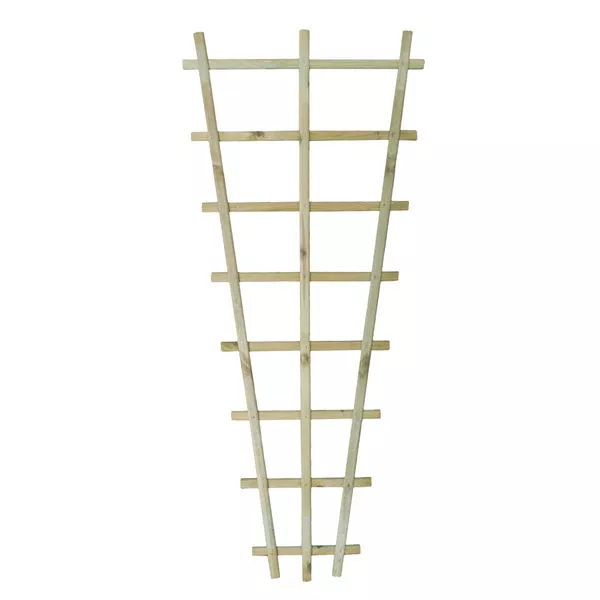 Rankgitter Trapez kdi grün 30/65x150cm