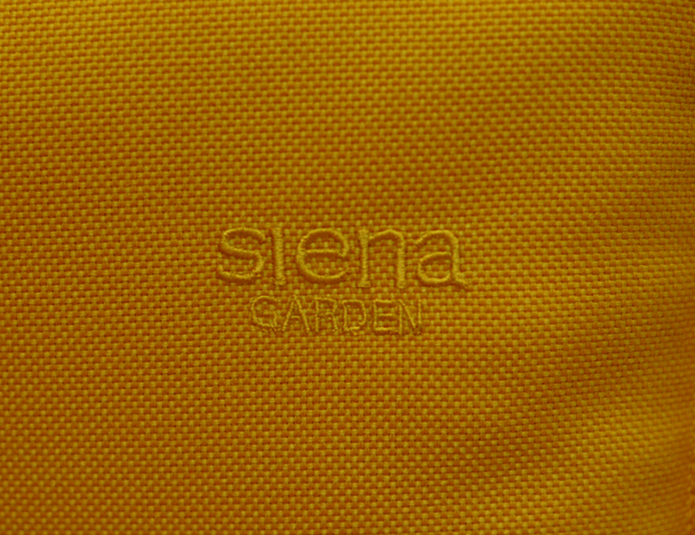 Siena Garden Sesselauflage Musica 100 cm, Dessin Gelb