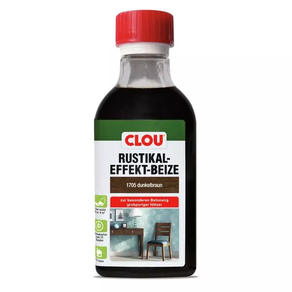 Rustikaleffekt-Beize B4 dkl.braun 250ml Clou