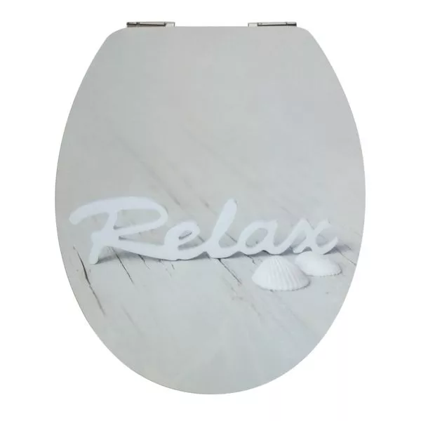 WC Sitz Dekor High-Gloss Relax Soft-Schließ-Komfort 1-seitiges Dekor