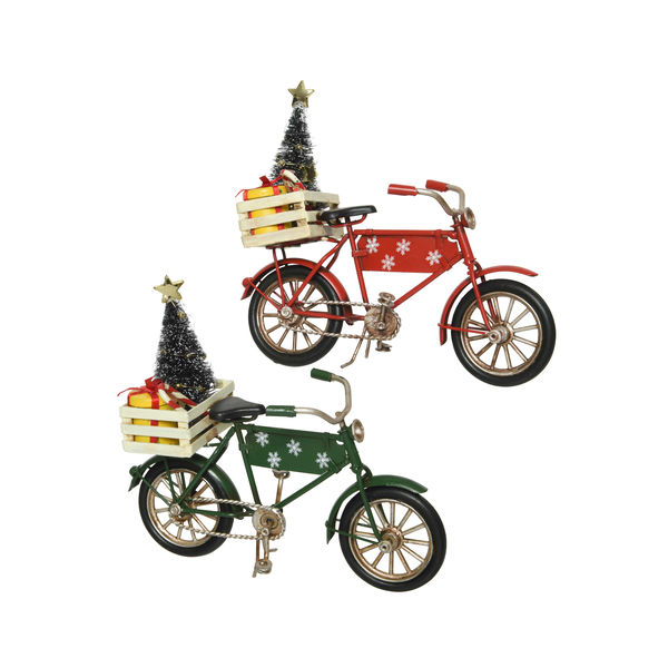 Fahrrrad 2fbs. L16.5-W6-H14cm Eisen