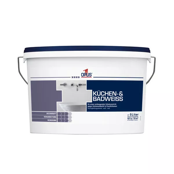 OPUS1 Küchen u. Bad Weiss 2,5L