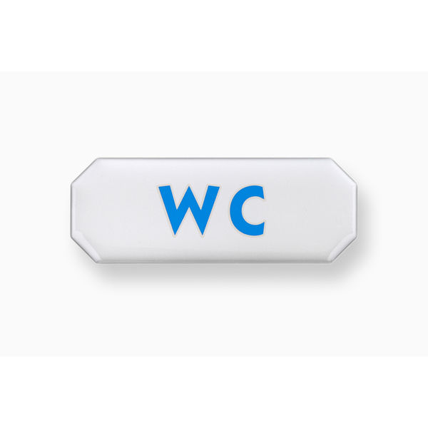 Hinweisschild WC 3D