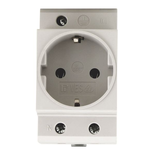 Einbau-Schuko-Steckdose Verteilereinbau