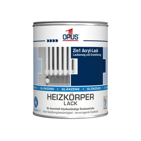 OPUS1 Heizkörperlack gl 0,75L wasserverdünnbar