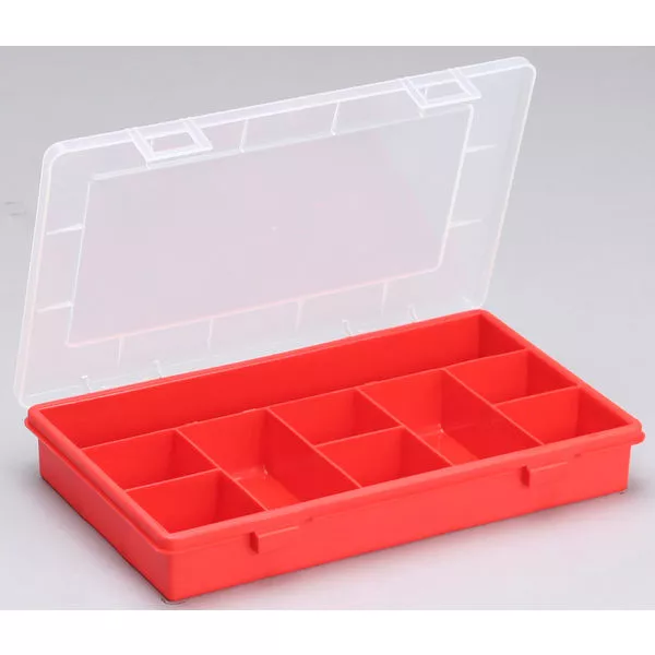 EuroPlus Basic 29/9 rot/transparent Sortimentskasten