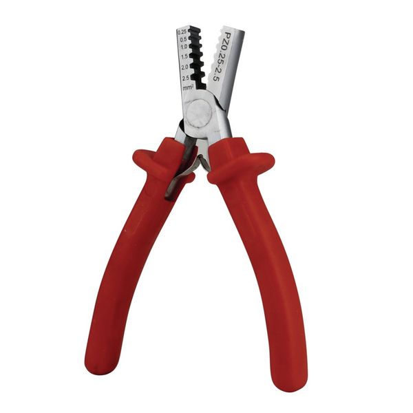 Aderendhülsen-Presszange für 0,25-2,5mm²