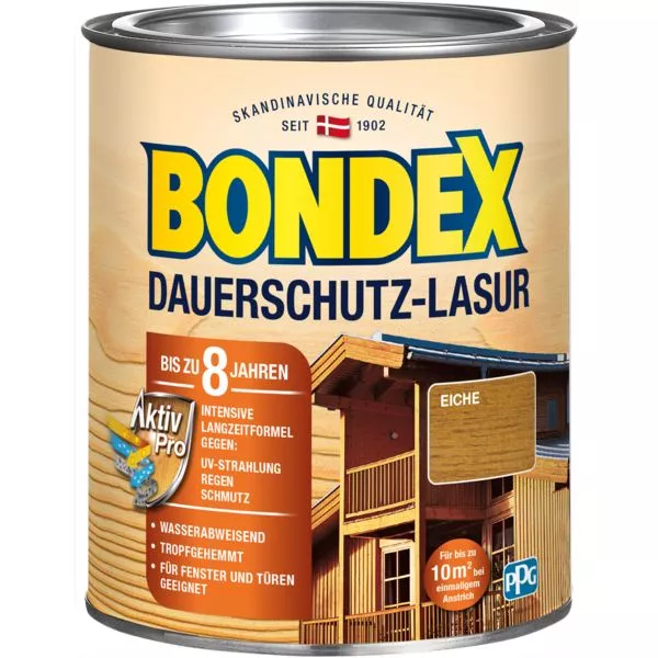 Bondex Dauerschutz Lasur Eiche 0,75L