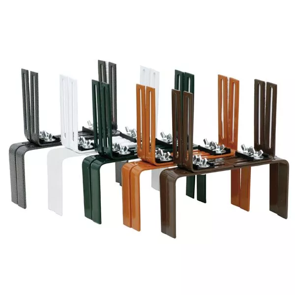 Kastenhalter montiert H-Form braun Siena Garden