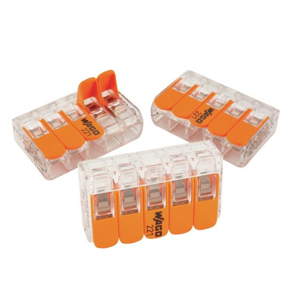 Verbindungskl Wago 5pol 0,2-4mm² 15St