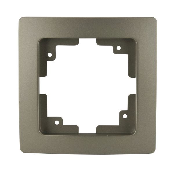 Abdeckrahmen 1-fach platin Monaco Serie 204