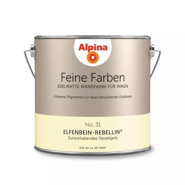 Wandfarbe Elfenbein-Rebellin 2,5L Feine Farben