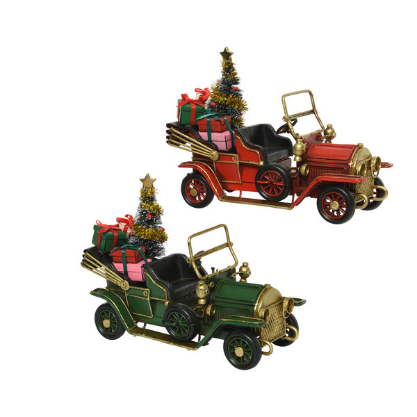 Auto 2fbs. L16.5-W7-H13cm Eisen