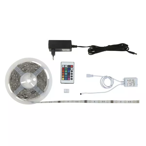 LED Flexband m.Silikon 150 LED RGB 3m Fernbedienung/Farbwechsel