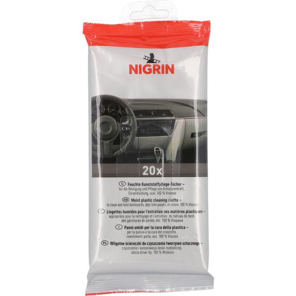 Kunststoffpflegetücher NIGRIN 20st-