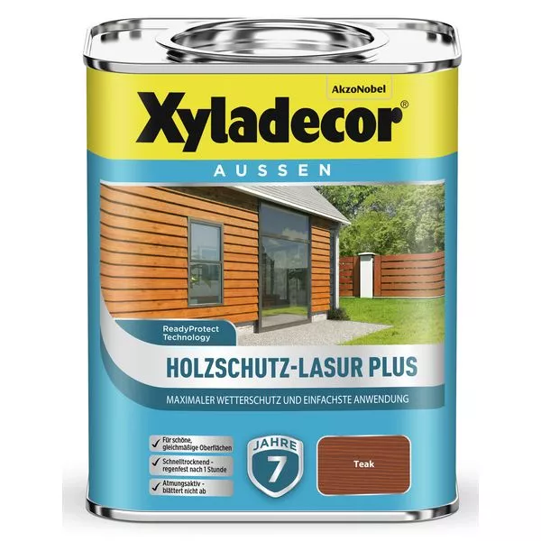 Holzschutzlasur Plus teak 0,75l Xyladecor wv PLUS