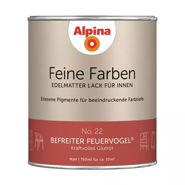 Buntlack Befreiter Feuervogel matt 750ml Feine Farben
