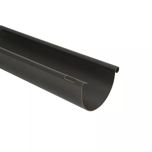 Dachrinne halbrund 100 2.0 braun