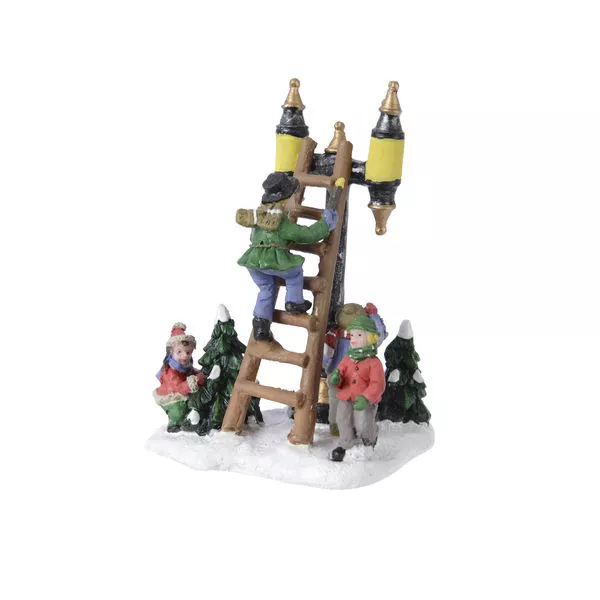 Straßenlaterne Kinder bunt 7x5.5x9.2cm