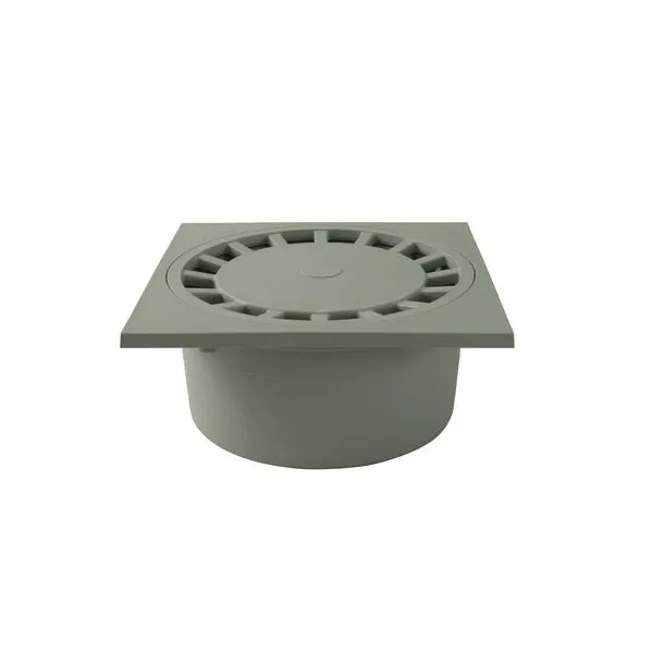 Bodenablauf für Flacheinbau an DN 50 Größe 150x150 mm