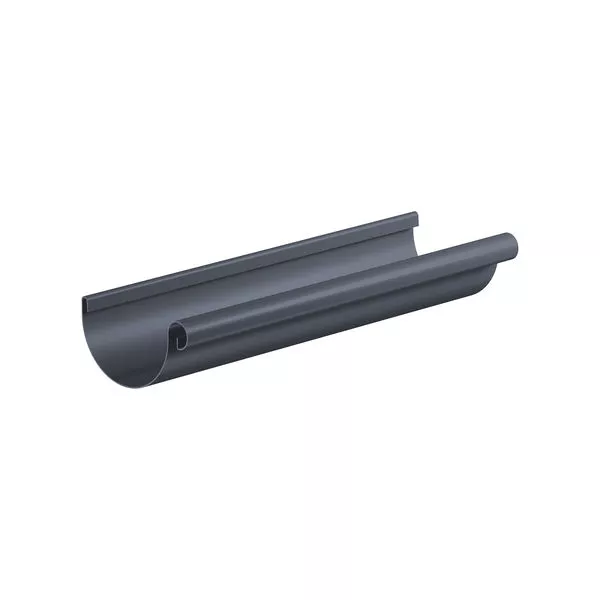 Dachrinne NW 80 10-tlg. Alu-anthr. 2 m
