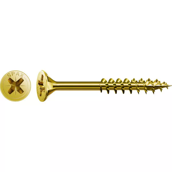 Universalschrauben gelb vz VG 5,0x100 mm SeKo Pozi Pack XL (80 Stück)