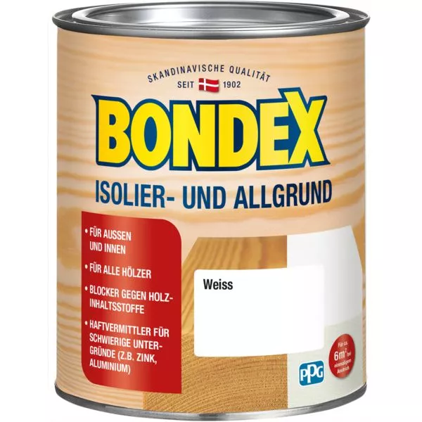 Bondex Isolier- & Allgrund weiß 0,75L