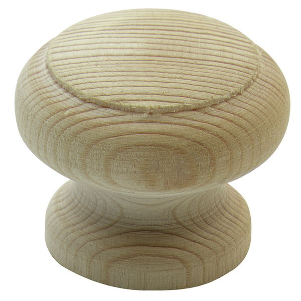 Möbelknopf Kiefer natur lackiert 44 mm