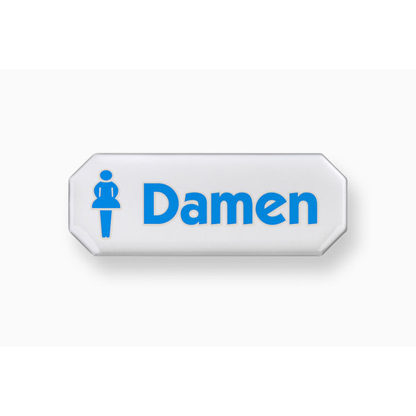 Hinweisschild Damen 3D