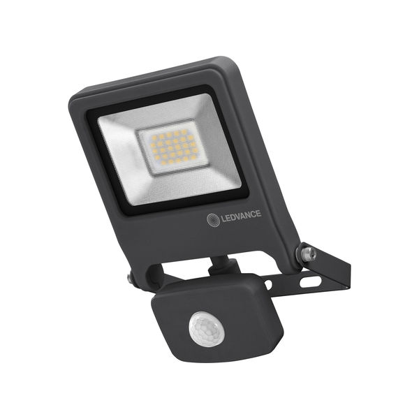 Strahler LED Floodlight 20W dunkelgrau Sensor