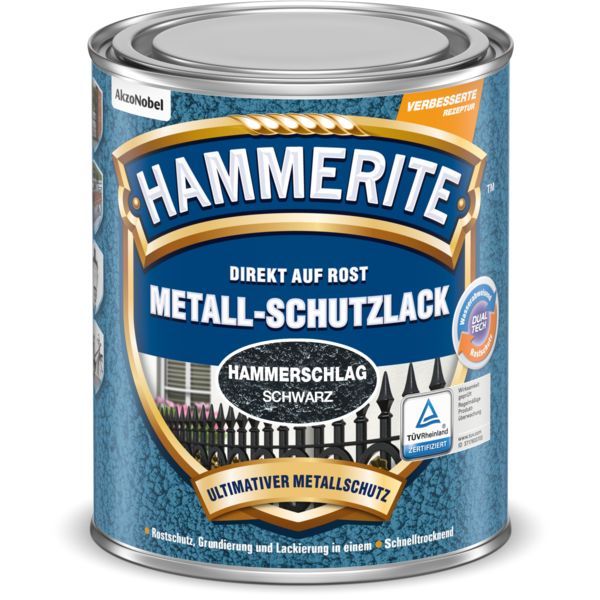 Met.Schutzlack Hammersch. schwarz 2,5L Hammerite