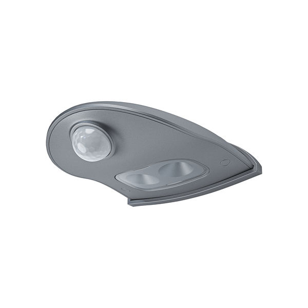 Außenleuchte Down batteriebetr. silber LED