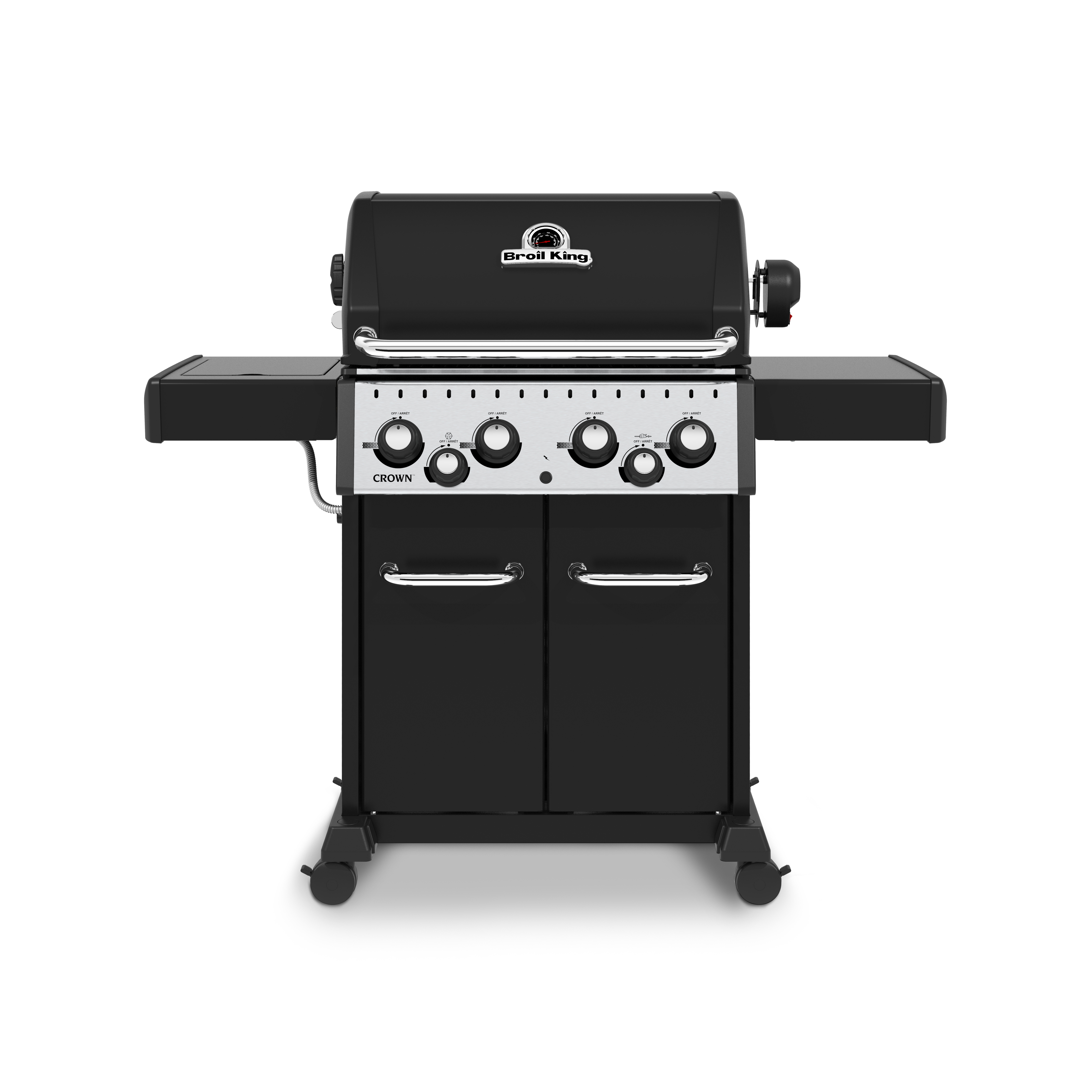 Broil King Crown 490, Gasgrill, Schwarz inkl. Drehspieß, Modell 2022