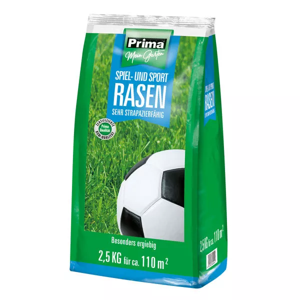 Prima Spiel und Sportrasen 2,5kg für 110m²