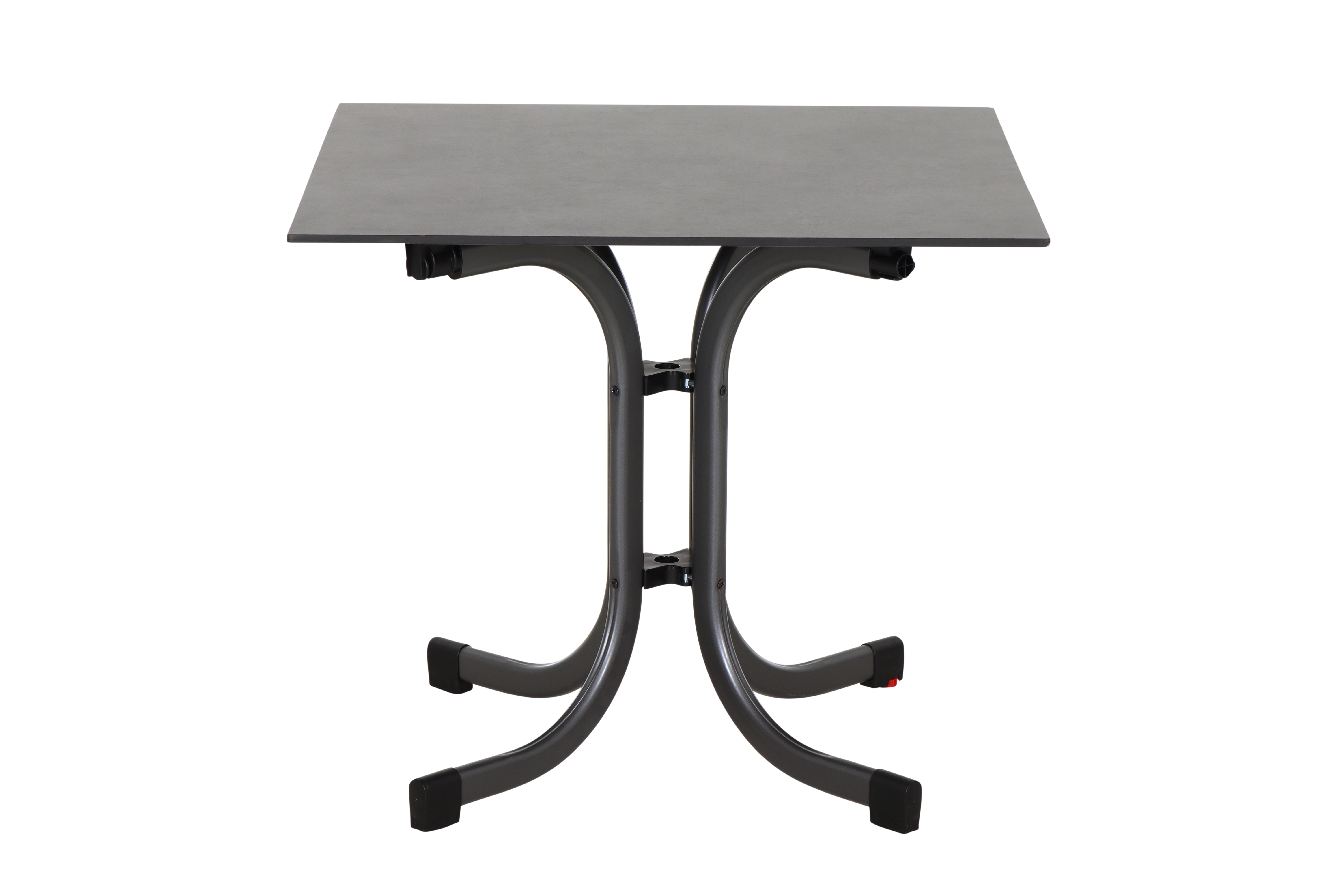Siena Garden Klapptisch Sola 140x90 cm, Silber/Dark Stone