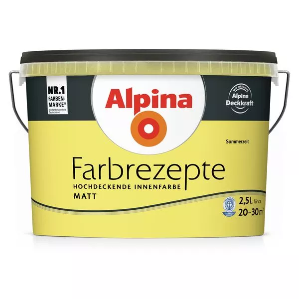 Wandfarbe Farbrezepte Sommerzeit 2,5L