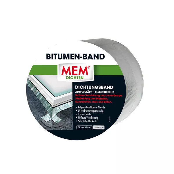 MEM Bitumen-Band alumin. 10 cm x 10 m