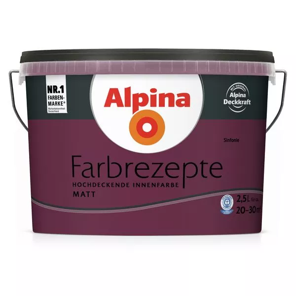 Wandfarbe Farbrezepte Sinfonie 2,5L