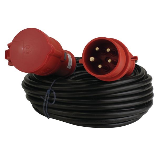 CEE-Verlängerung 16A 20 m H0 5vv-f5g1 5qmm rot/sw