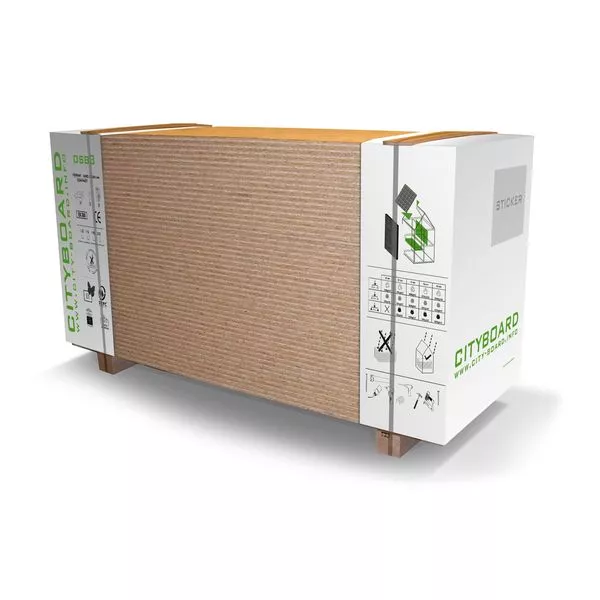 OSB/3 CITYBOARD ungeschl.1690x634x22mm EN300 CE-Kenn. DIN EN13986