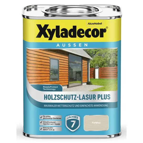 Holzschutzlasur Plus farblos 0,75l Xyladecor wv PLUS