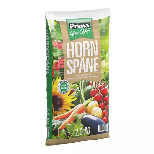 Prima Hornspäne 2,5kg 14%N PE-Beutel im 1/2Display