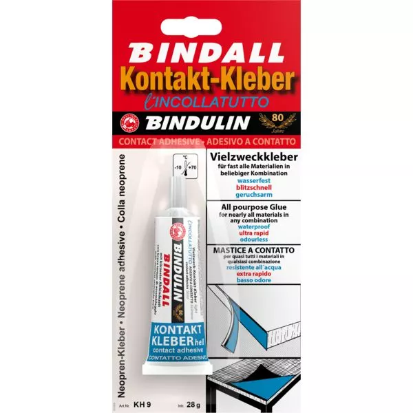 Kontaktkleber hell Bindall SB 28g