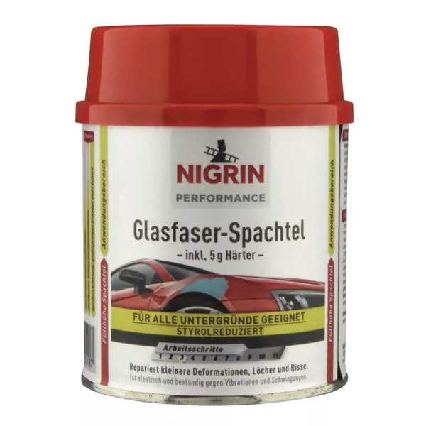 Glasfaserspachtel 2K NIGRIN 500g PERFORMANCE