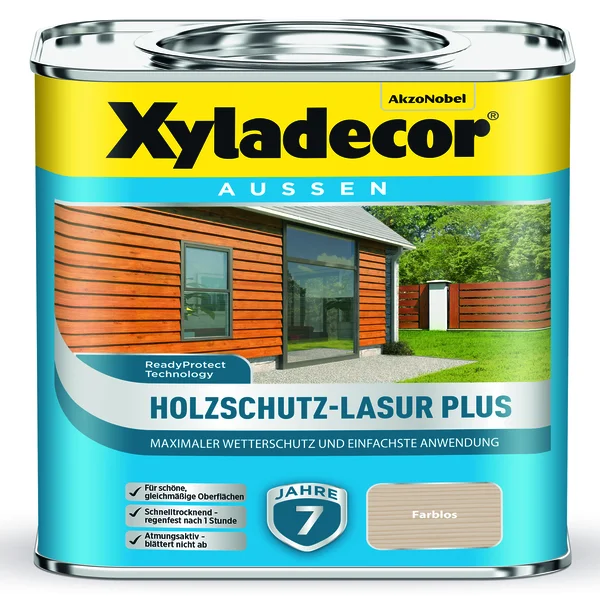 Xyladecor Holzschutz-Lasur Plus Farblos 0,75 l