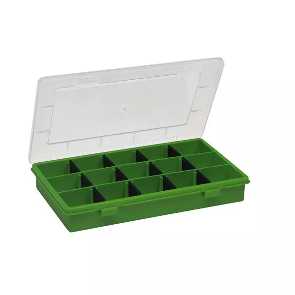 EuroPlus Basic 29/3-12 transparent Sortimentskasten m.12 flex. Trennstegen