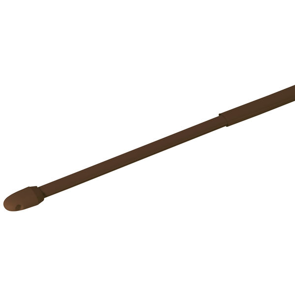 Vitragestange simple braun 30-50cm 2St-