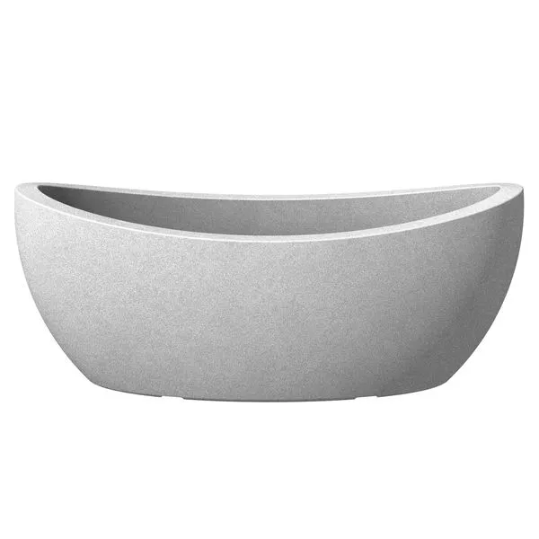 Jardiniere Wave Globe Stony Grey 253/58 Outdoor